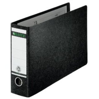 Ordner Leitz 1074, A4 quer, Rückenbreite: 77mm, schwarz