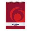 Spiralblock Herlitz 110635, A6, kariert, 50 Blatt