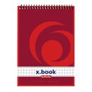 Spiralblock Herlitz 110635, A6, kariert, 50 Blatt