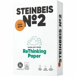 Kopierpapier Recycling Steinbeis No. 2, A4, 80g, 80er-Weie, 500 Blatt