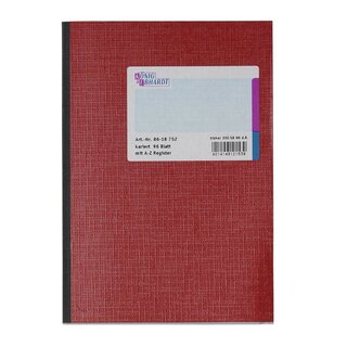 Geschäftsbuch Brunnen 18752, A5, kariert, 96 Blatt, mit...