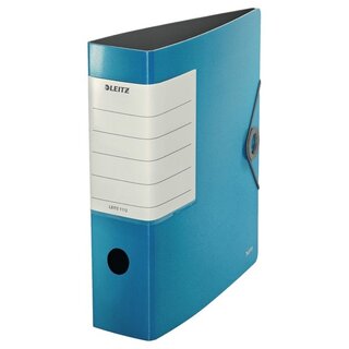 Ordner Leitz 1112 Solid, PP, A4, Rückenbreite: 82 mm, blau