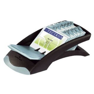 Visitenkartenbox Durable 2413, für 200 Karten, alphabetisch