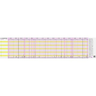 Brunnen Urlaubsplaner 1070135006, 138 x 29,5cm, leporello...