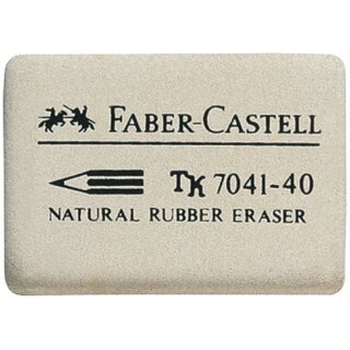 Radierer Faber-Castell 7041-40, aus Kautschuk, für Blei-...