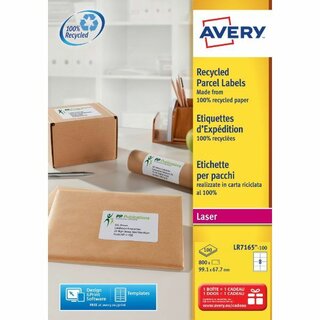 AVERY Zweckform Adressetikett LR7165-100, Laser, sk, 99,1...