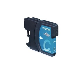 Fax-Tintenpatrone Brother LC-1100HYC, Reichweite: 750 Seiten, cyan