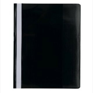 Schnellhefter Premium, A4, aus PVC-Folie, schwarz, 10 Stück