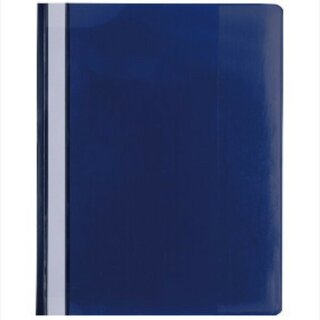 Schnellhefter Premium, A4, aus PVC-Folie, blau, 10 Stück