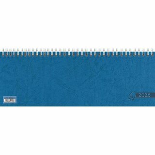 Glocken Tischquerkalender 5072321306, 1W/2S, 30 x 11cm blau, 2026