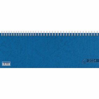 Glocken Tischquerkalender 5072321306, 1W/2S, 30 x 11cm blau, 2027