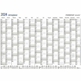 Staedtler Plakatkalender 641 Lumocolor,12 Monate, abwischbar, 84 x 60cm, 2027