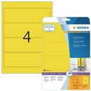 Ordner-Etiketten Herma 5096, kurz / breit, gelb, 80 Stück