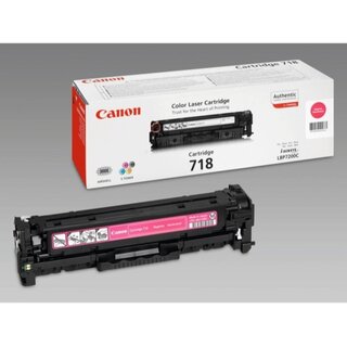 Toner Canon 2660B002 - 718, Reichweite: 2.900 Seiten, magenta