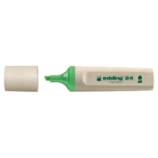 Textmarker edding 24, Strichstrke: 2-5mm, nachfllbar, hellgrn