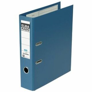 Ordner Elba Rado 10497, PVC-kaschiert, A4, Rckenbreite: 80mm, blau