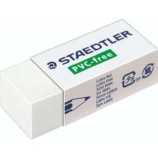 STAEDTLER Radierer PVC-free 525 B30, Kunststoffhülle, PP,...