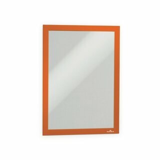 Inforahmen Durable 4872, Duraframe, A4, selbstklebend, orange, 2 St�ck