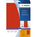 Ordner-Etiketten Herma 5137, lang / breit, rot, 60 Stück
