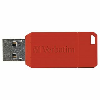 USB-Stick Verbatim 49063 Pinstripe, Speicherkapazit�t: 16GB, schwarz