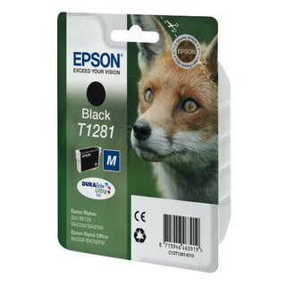 Tintenpatrone Epson T128140, Reichweite: 170 Seiten, schwarz