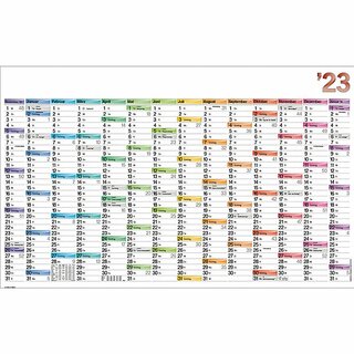 B�hner Plakatkalender DATA BCO14, 14 M/1 S, 105 x 66,6 cm, bunt, gefalzt, 2027