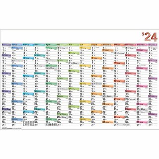 B�hner Plakatkalender DATA BCO14, 14 M/1 S, 105 x 66,6 cm, bunt, gefalzt, 2027