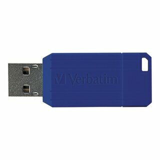 USB-Stick Verbatim 49064 Pinstripe, Speicherkapazit�t: 32GB, blau