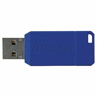 USB-Stick Verbatim 49064 Pinstripe, Speicherkapazit�t: 32GB, blau