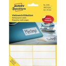 Universal-Etiketten Avery Zweckform 3340, 62 x 19mm...