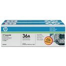 Toner HP CB436AD, Reichweite: 2.000 Seiten, schwarz, 2 Stck