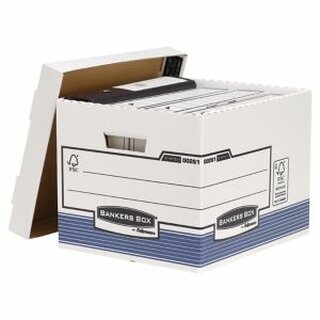 Archivbox Fellowes 0026101 System Standard, Mae: 33,3 x 28,5 x 38 cm, 10 Stck