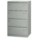 Hngeregistraturschrank Bisley, 4 Schbe, zweibahnig,...