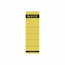 Rckenschilder Leitz 1642, kurz / breit, gelb, 10 Stck