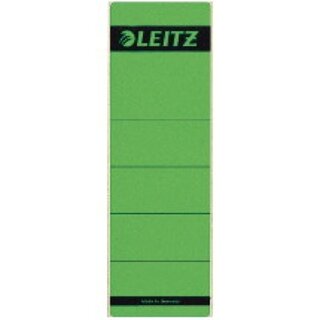 Rückenschilder Leitz 1642, kurz / breit, grün, 10 Stück