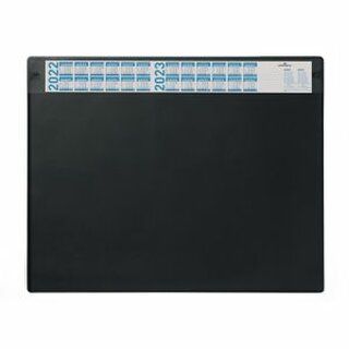 Schreibunterlage Durable 7205, 65 x 52cm, mit Vollsichtfolie, schwarz