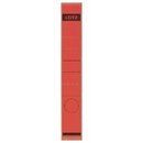 Rckenschilder Leitz 1648, lang / schmal, rot, 10 Stck