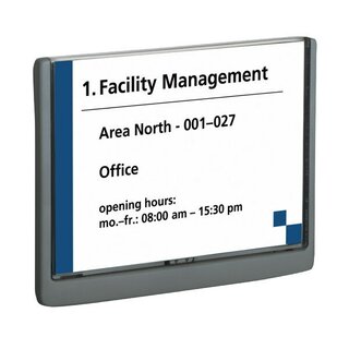 Türschild Durable Click Sign 486637, Din A5, Kunststoff,...