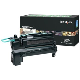 Rckgabetoner Lexmark C792X1KG, Reichweite: 20.000 Seiten, schwarz