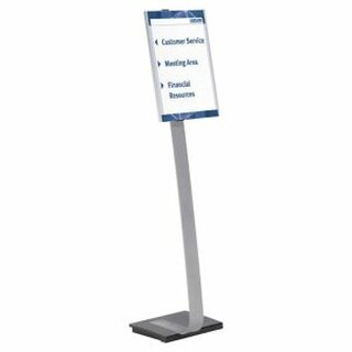 Infostnder Durable 4813-23 Info Sign Stand, A3, Aluminium, silber