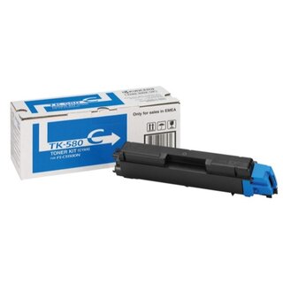 Toner Kyocera TK-580C, Reichweite: 2.800 Seiten, cyan