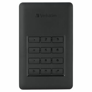 Festplatte Verbatim 53401, extern, 6,35cm, 76x123,5x11mm, USB3.0, 1TB, schwarz