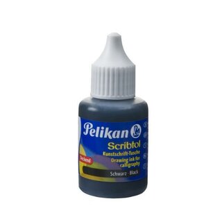 Kunstschrifttusche Scriptol Pelikan 221135, Inhalt: 30ml, schwarz