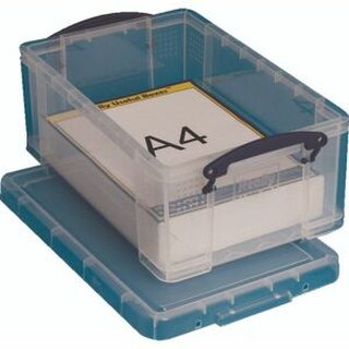 Aufbewahrungsbox Really Useful 9C, Volumen: 9l, Mae: 395x255x155mm, transparent