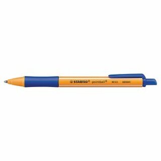 Kugelschreiber Stabilo Pointball 6030, Strichstrke: 0,5mm, blau