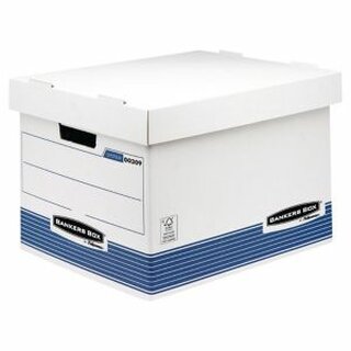 Archivboxsystem Fellowes 0030901 System, Mae: 35 x 28,7 x 43 cm, 10 Stck, blau