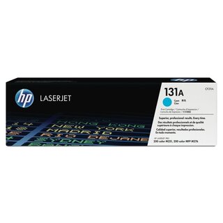 Toner HP CF211A, Reichweite: 1.800 Seiten, cyan