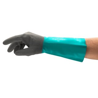 Ansell AlphaTec 58-535 Chemikalienschutzhandschuhe, Gr....