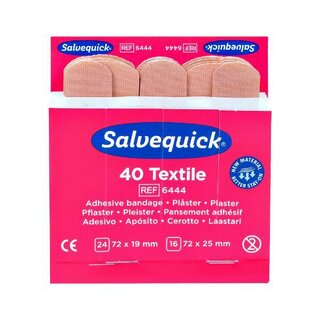 Pflasterstrips Salvequick 6444, elastisch, Maße: 72x19...