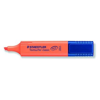 Textmarker Staedtler Classic 364, Strichstrke: 1-5mm, nachfllbar, orange